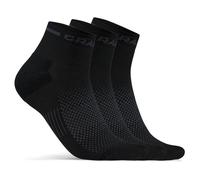 Craft - Core Dry Mid Sock 3-Pack - Chaussettes de cyclisme - EU 37-39 - black
