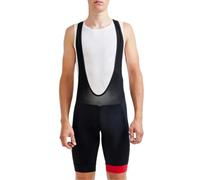 Craft Core Endur Bib Short Cyclisme, Noir/Rouge, XL Homme