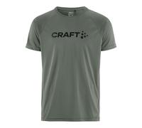 Craft Core Essence Logo Tee Leaf T-Shirt Respirant Taille L en Polyester recyclé T-Shirt Fonctionnel à Manches Courtes pour Le Fitness, la randonnée et l'entraînement en Plein air