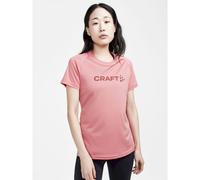 Craft - Core Essence Logo Tee - T-shirt femme Coral - S