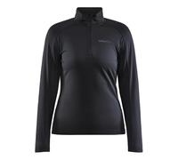 Craft Core Gain Midlayer W Black Long Sleeve T-shirt Noir XS Femme