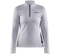 Craft Core Trim Thermal Midlayer W Grey Melange M Veste de Course, Gris, M Femme