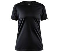 Craft Core Unify Training Tee W T-Shirt de Sport pour Femme S Noir Polyester recy oux et Fonctionnel avec Fonction Quick Dry Évacuation optimale de l'humidité