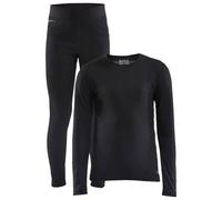 Craft - Core Warm Baselayer Set J Black - 158-164 - Sous-vêtement technique