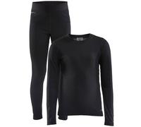 CRAFT Core Warm Baselayer Set J - Enfant - Noir - taille 4/6 ans- modèle 2026