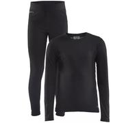 Craft CORE WARM BASELAYER SET KINDER Slip 158 Noir