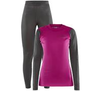 CRAFT Core Warm Baselayer Set W - Femme - Gris / Rose - taille S- modèle 2025