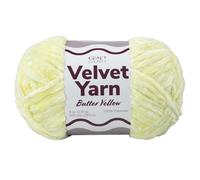 Craft County Bulky 5 Velvet Yarn - Fil polyester super doux pour couvertures, décoration d'intérieur, et plus encore