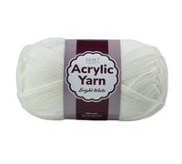 Craft County Fil acrylique moyen 4 - 181,4 m de fil super vibrant pour couvertures, écharpes, chapeaux et plus encore