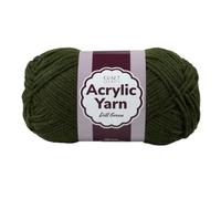 Craft County Fil acrylique moyen 4 - 181,4 m de fil super vibrant pour couvertures, écharpes, chapeaux et plus encore