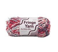 Craft County Fils à franges - Fil en polyester moyen 4 pour chiffons à récurer, cadeaux personnalisés, et plus encore