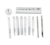 Craft en cuir rivet Snap Finner Setter Punch Tool Kit Vêtements Réparation de bricolage
