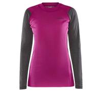 Craft Core Warm Long Sleeve Base Layer Set Gris,Rose S Femme