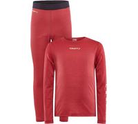 Craft - Ensemble de sous-vêtements thermiques - Core Warm Baselayer Set J Astro - Taille Enfant 158-164 cm - Rouge Rouge 158-164 cm