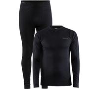 Craft - Ensemble de sous-vêtements thermiques - Core Warm Baselayer Set M Black pour Homme - Taille L - Noir Noir L