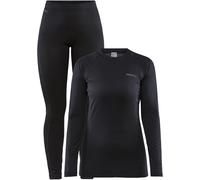 Craft Core Warm Base Layer Set Noir S Femme