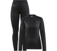 Craft - Ensemble sous-vêtements thermiques - Core Dry Baselayer Set W Black pour Femme - Taille L - Noir Noir L