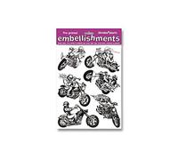 Craft Excess SPSA2001 White Angels from Hell Feuille d'art A4