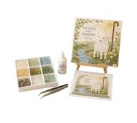 Craft For Kids Projets artistiques à faire soi-même - Activités scolaires du dimanche - Création d'histoires avec croix en bois - Verts inspirants - Salle de classe, maison, église - 50 ml (Vert 4, 15