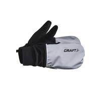 Craft - Gants de cyclisme softshell - Hybrid Weather Glove Silver/Black en Silicone - Taille XS - Gris Gris XS