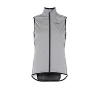Craft - Women's Adv Essence Lumen Wind Vest - Gilet de cyclisme - XL - silver reflective / black