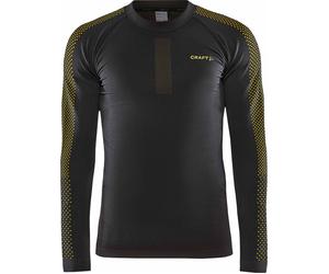 Craft - Haut à manches longues chaud et respirant - Adv Warm Intensity LS M Slate Amber pour Homme - Taille L - Noir Noir L