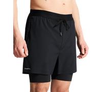 Craft Sportswear Short de trail Hypervent 2-en-1 stretch respirant Homme Noir Taille L