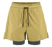 CRAFT Hypervent 2-in-1 Shorts M - Homme - Beige / Jaune - taille L- modèle 2026