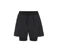 Craft Short de trail Hypervent 2-in-1 stretch et respirant Homme Taille S Noir
