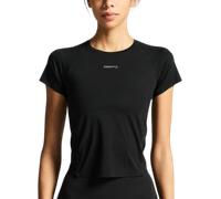 Craft Hypervent Cropped T-Shirt Tee-shirt S Noir