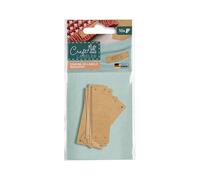 Craft Labeler Lot de 10 étiquettes à coudre en papier lavé
