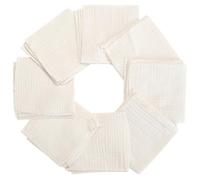 Craft Loom | Set 50 carrés Gaze de Coton - Coupons Patchwork Couture créative DIY - 13x13 cm Beige