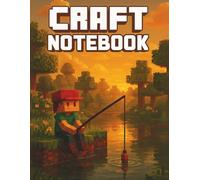 Craft Notebook: Grid Notebook for Pixel Gamers, Builders & Brave Creators - 8.5" x 11", 160 Pages