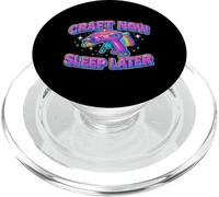 Craft Now Sleep Later for Crafters Y2K Retro 90s Esthétique PopSockets PopGrip pour MagSafe