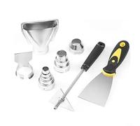 Craft Outil à air chaud avec mini réglages de température et 3 buses en acier inoxydable, convient pour les appareils avec raccord de buse de 35 mm (C)