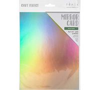 Craft Perfect Mirror Cardstock 92lb 8.5"X11" 5/Pkg-Iridecent -Water Sprite