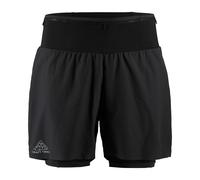 Craft Pro Trail 2in1 Short De Running Hommes-Noir, Taille S