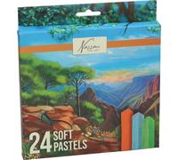 Craft Sensations Set de 24 pastels doux - Pastels secs hautement pigmentés pour artistes, dessin et croquis - Parfaits pour l'art et les loisirs créatifs