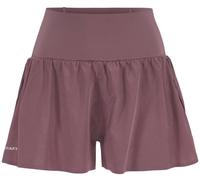 Craft - Short de trail running respirant - Hypervent Wide Shorts W Flint pour Femme - Taille L - Bordeaux Bordeaux L