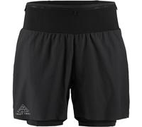 Craft - Short de trail stretch léger - Pro Trail Shorts M Black/Black pour Homme - Taille M - Noir Noir M