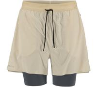 Craft - Short stretch respirant avec cuissard intégré - Hypervent 2-In-1 Shorts M Plaster pour Homme - Taille M - Beige Beige M