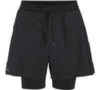 Craft - Shortde trail running stretch et respirant - Hypervent 2-In-1 Shorts M Black pour Homme - Taille XL - Noir Noir XL