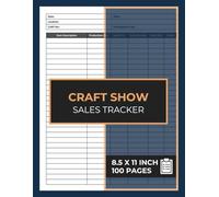 Craft Show Inventory Log Book: Craft Fair Journal Tracker | Track Product Details, Sales, Profits, and More | Handmade Items Stock Record Logbook