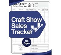 Craft Show Sales Tracker : Vendor Event Logbook for Craft Fairs & Markets, 60 Log Track Sales, Expenses, Inventory & Customers, 120 Pages, 8.5x11, Handmade Business