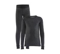 Craft Sous-Vêtements Core Wool Merino Set Junior gris 110 - 116