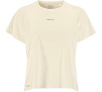 Craft - T-shirt de trail running ultra respirant et léger - Hypervent Tee W Tofu pour Femme - Taille S - Beige Beige S