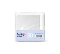 Craft UK 1022-50 Sachets en cellophane 7,6 x 7,6 cm Claire