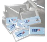 Craft UK DL Poly Sacs, Transparent, Lot de 50