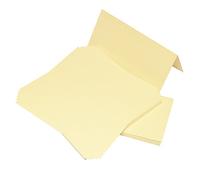 Craft UK Lot de 50 Cartes et enveloppes 265 DL Ivoire