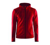 Craft Veste de vêtements de Sport Leisure Fermeture Éclair complète Capuche Ct040/1901692 Rouge Large Large Red